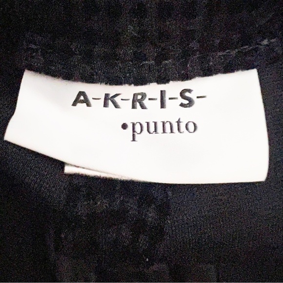 Akris Punto Mara Houndstooth Velvet Pants - Picture 8 of 9